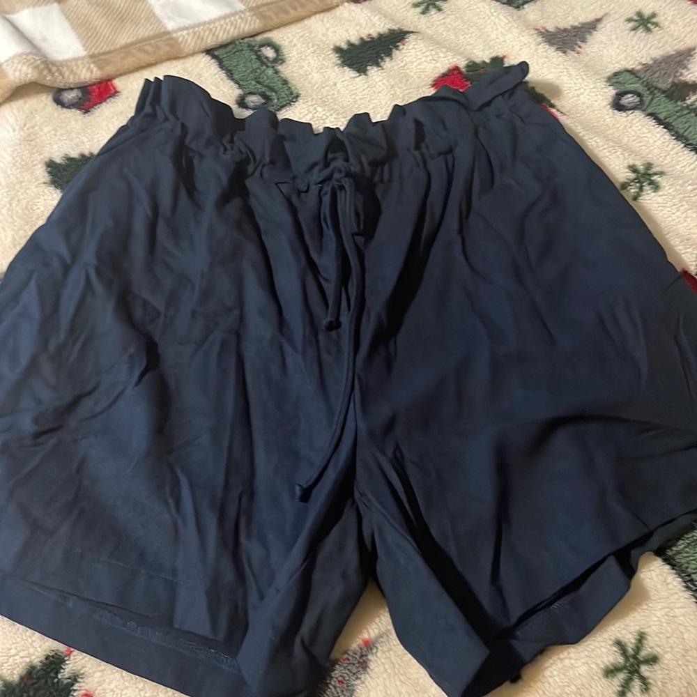 White Birch linen shorts